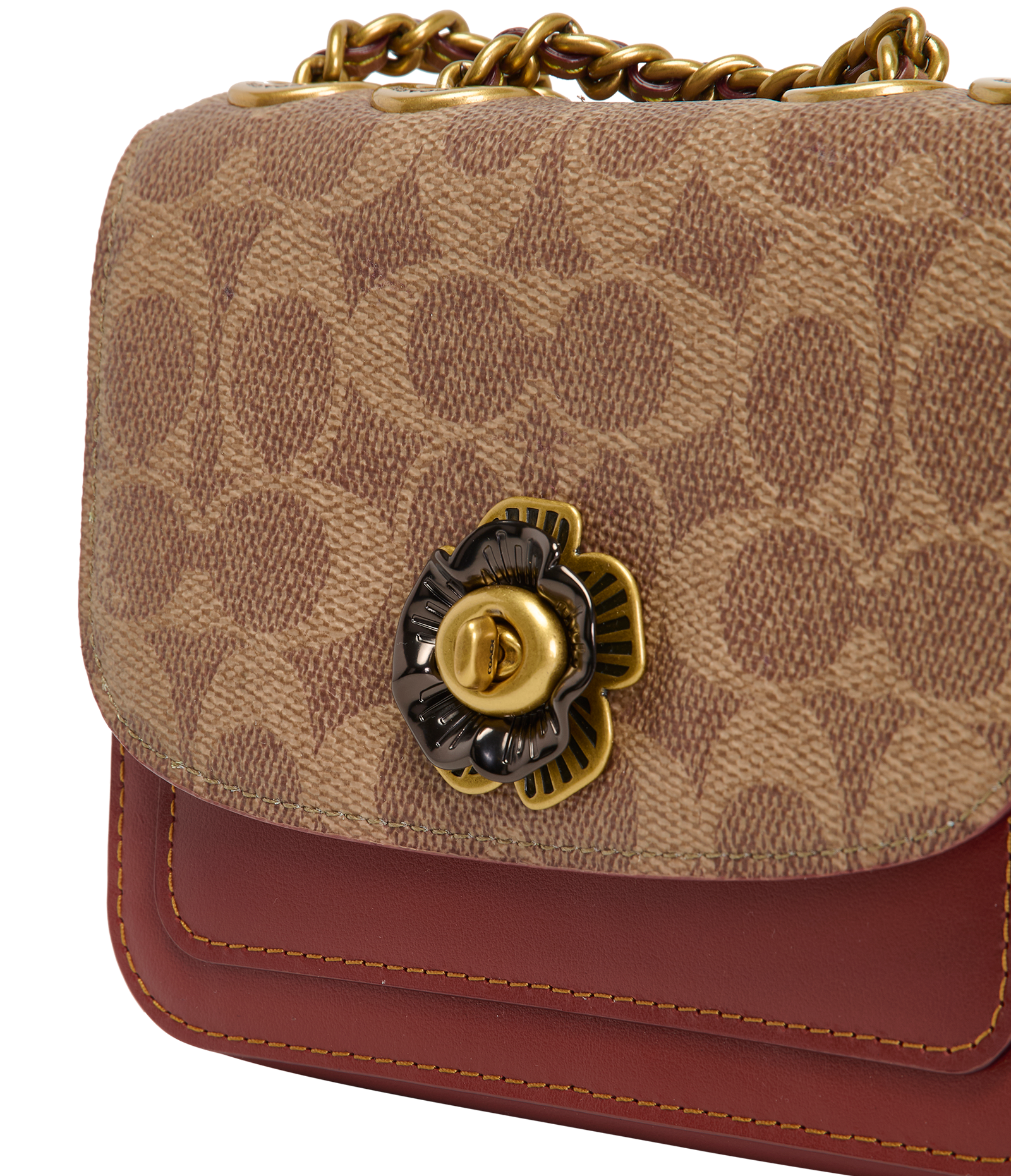 Madison, &pound;175, Handbags, Brown, Canvas/Leather, Other view